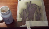 Combining Cream & Sandblasting Techniques video.