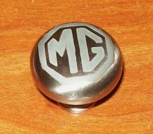 Metal knob sandblasted.