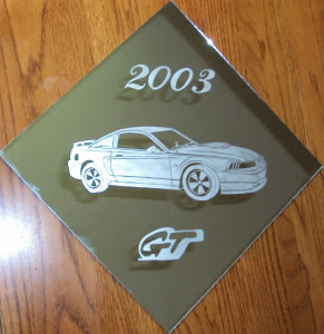 GT Mustang Etched