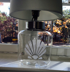 etched lamp
