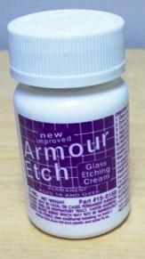 New Armour Etch Glass Etching Cream 22 oz Window Glasswear