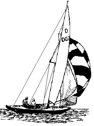 Sailboat pattern.