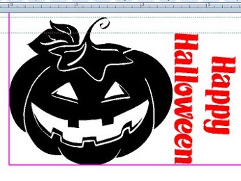 Step 1: designing pumpkin pattern