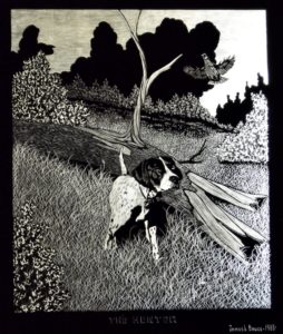 1982 The Hunter engraving, James Bruce
