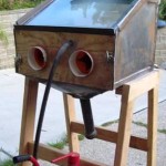 Sandblasting cabinet from a self made drawing.