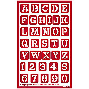 Reusable Western Letter Stencils - Essential Stencil