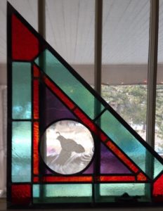 Stained glass triangle
