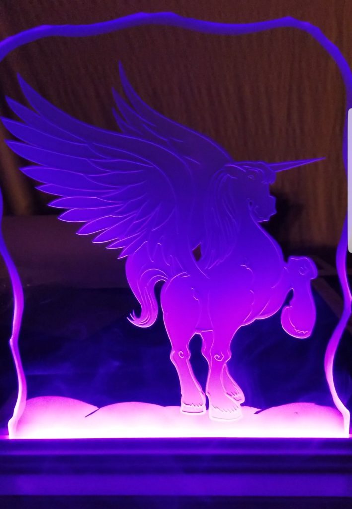 alicorn double stage sandcarving etch