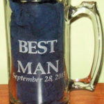 best man mug etched