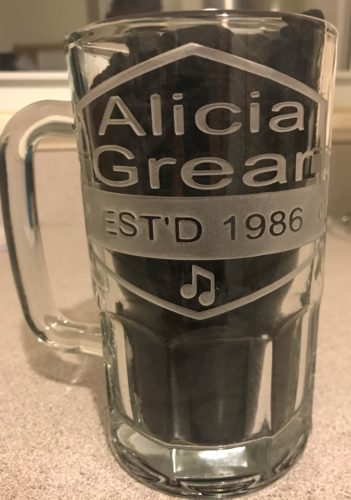birthday etch mug established date