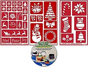 christmas stencil 3 pack