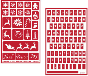 christmas stencils