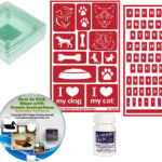 dog and cat pet coaster kits