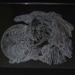 eagle indian spirit glass engraving