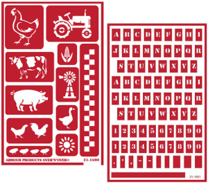 farm stencils