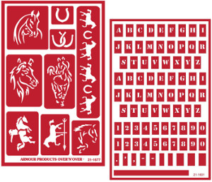 horse stencils