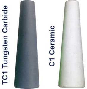 tc1 vs c1 abrasive blast nozzle