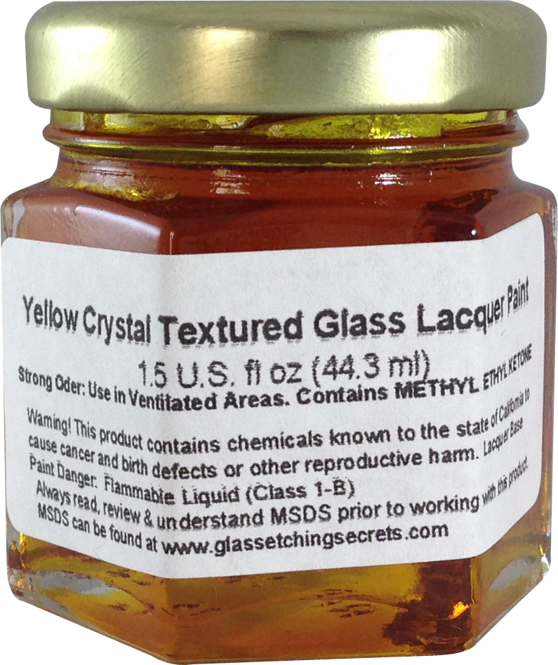 (Textured Crystal) 1.5 oz Glass Lacquer Paint